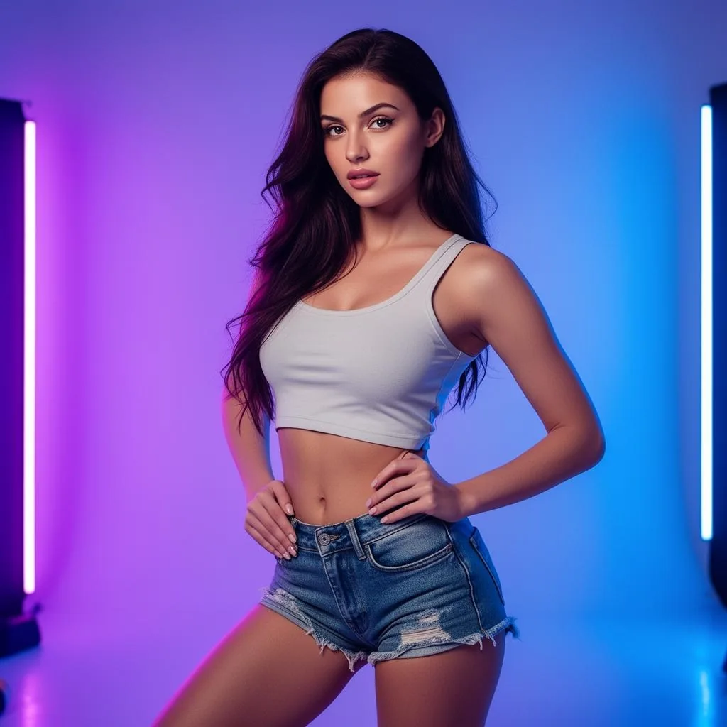 Nina, 23 — AI girlfriend on Golove